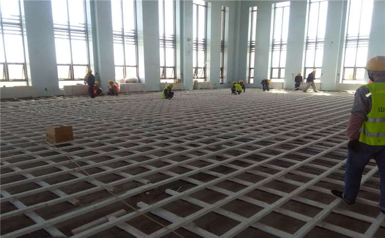 大型籃球?qū)嵞具\(yùn)動地板結(jié)構(gòu)